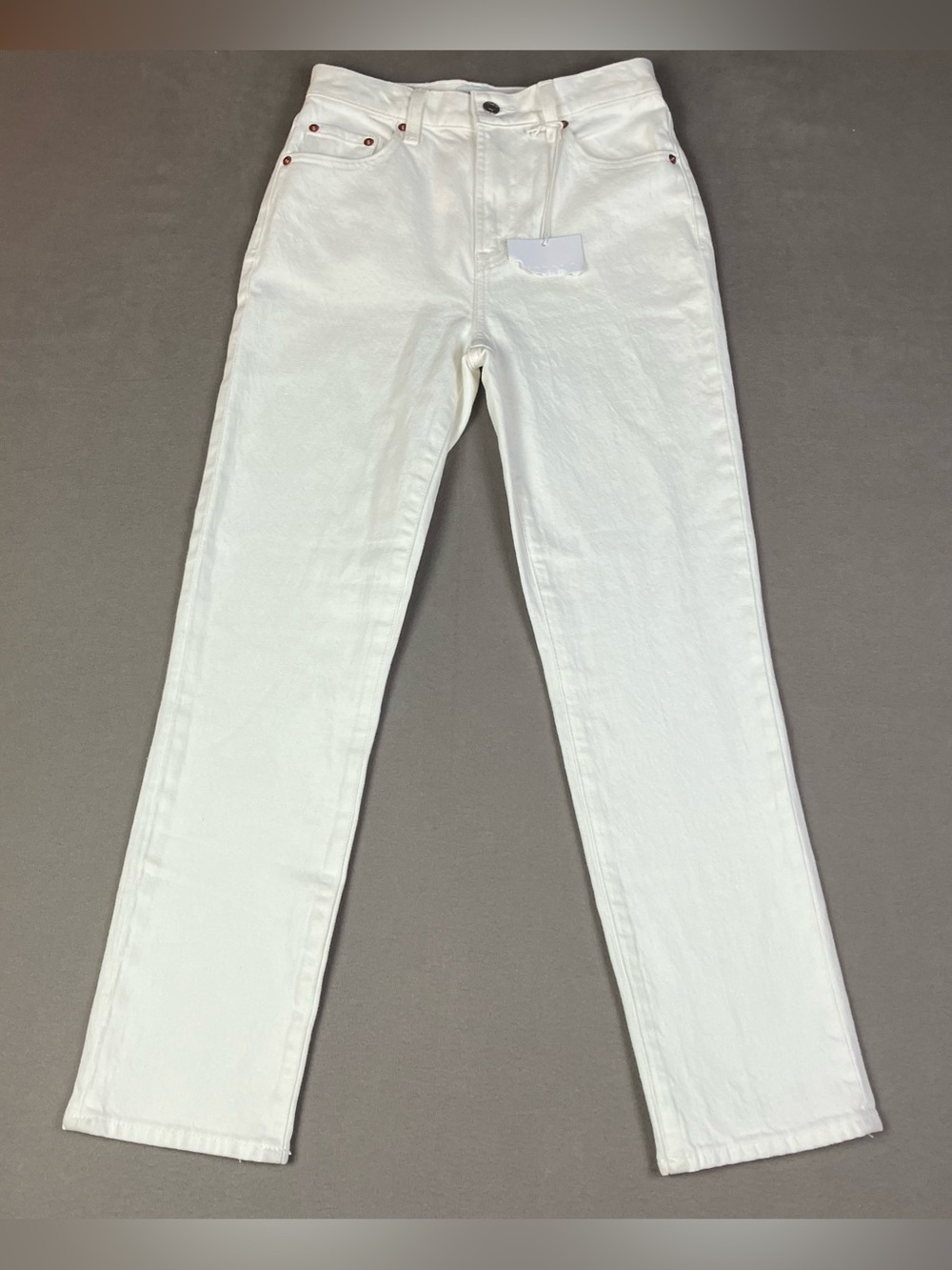 Pistola Women’s Size 25 Bri High Rise Slim Straight White Jeans NWT! New with ta
